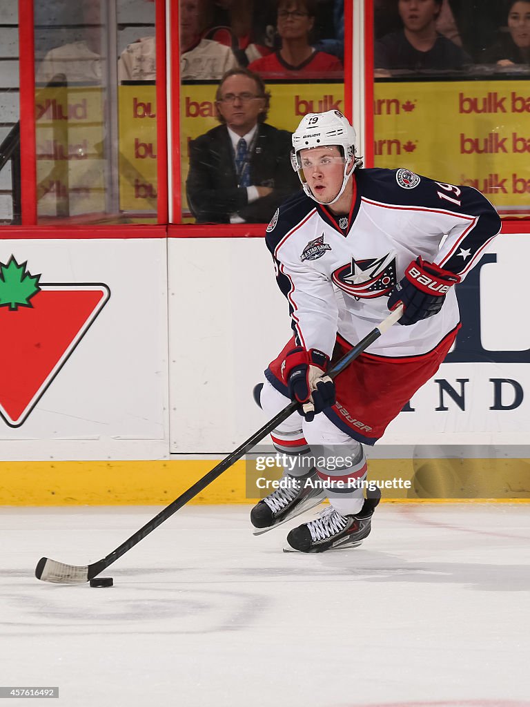 Columbus Blue Jackets v Ottawa Senators