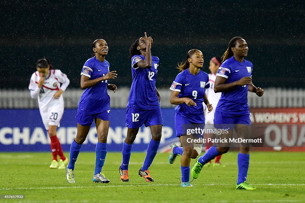 Martinique v Costa Rica: Group B - 2014 CONCACAF Women's Championship