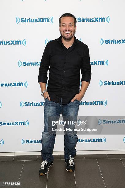 Chef Fabio Viviani visits the SiriusXM Studios on October 21, 2014 in New York City.