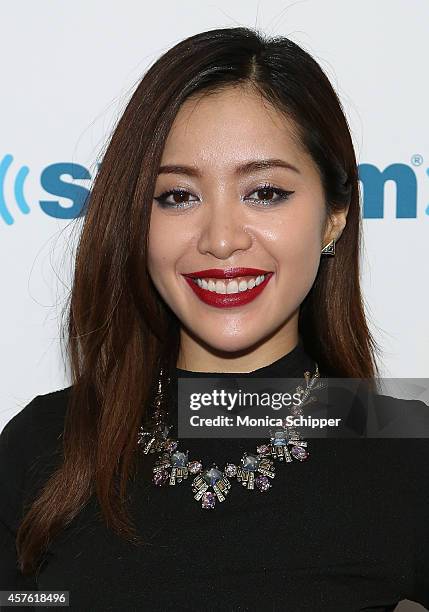 YouTube personality Michelle Phan visits the SiriusXM Studios on October 21, 2014 in New York City.