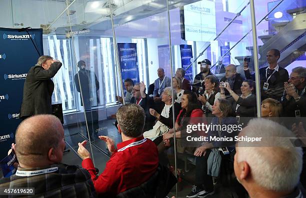 Singer-songeriter Neil Diamond visits the SiriusXM Studios on October 21, 2014 in New York City.