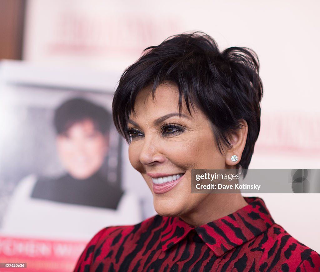 Kris Jenner Signs Copies Of Her Cookbook "In the Kitchen With Kris"