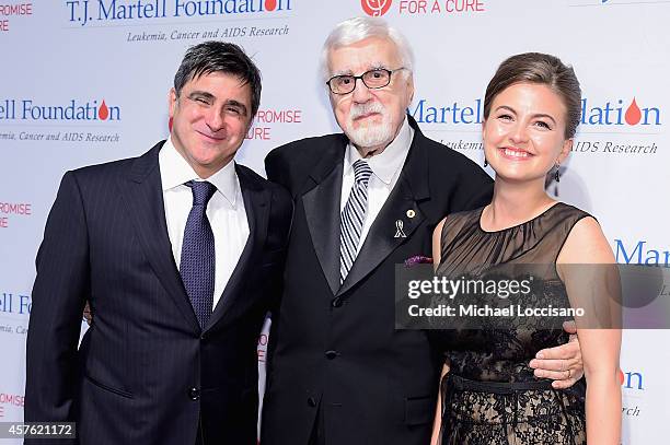 Chairman and CEO, Sony Music Entertainment Latin Iberia Afo Verde, T.J. Martell Foundation founder and chairman Tony Martell, and guest attend the...