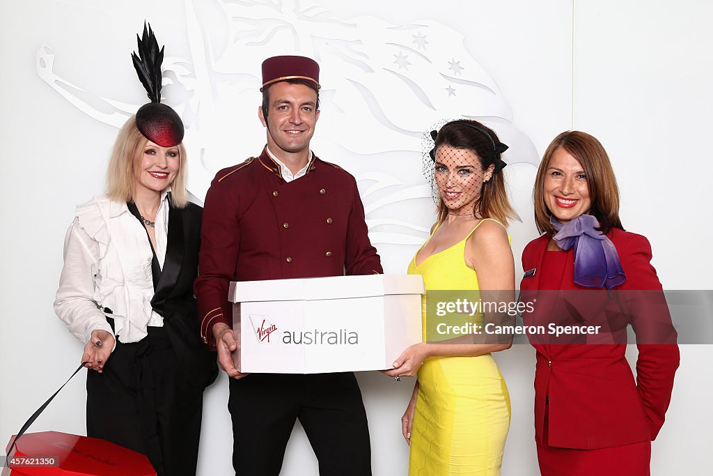 Dannii Minogue Opens Virgin Australia's Hat Valet Service