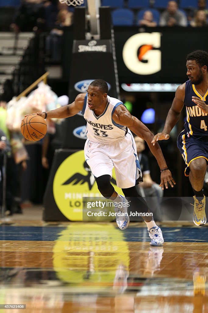 Indiana Pacers v Minnesota Timberwolves