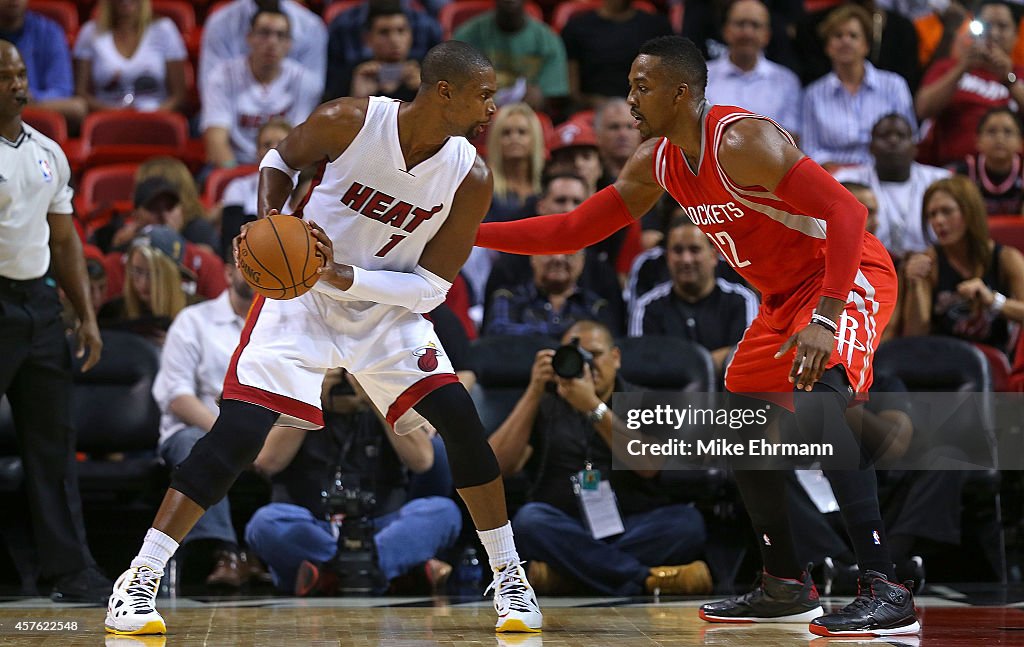 Houston Rockets v Miami Heat