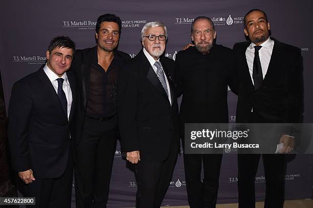 Chairman and CEO, Sony Music Entertainment Latin Iberia Afo Verde, singer Chayanne, T.J. Martell Foundation founder and chairman Tony Martell,...