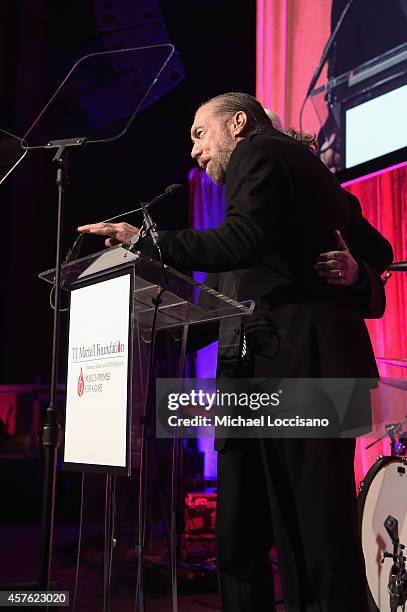 Co-Founder, Chairman and CEO of John Paul Mitchell Systems and Co-Founder of Patron Tequila and Spirits John Paul DeJoria speaks onstage at the T.J....