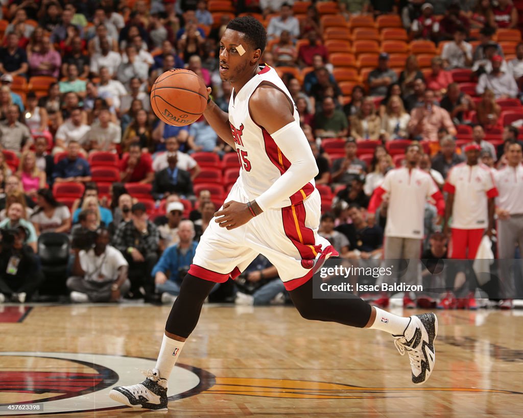 Houston Rockets v Miami Heat