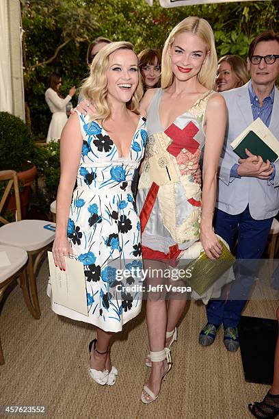 Host Reese Witherspoon and actress Jaime King attend the 2014 CFDA/Vogue Fashion Fund Event presented by thecorner.com and supported by Aveda, Lexus,...