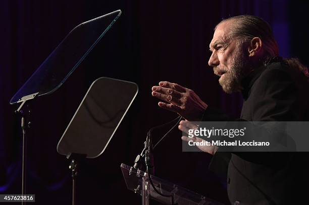 Co-Founder, Chairman and CEO of John Paul Mitchell Systems and Co-Founder of Patron Tequila and Spirits John Paul DeJoria speaks onstage at the T.J....