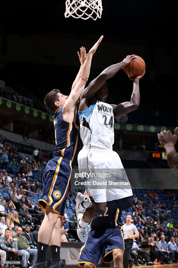 Indiana Pacers v Minnesota Timberwolves