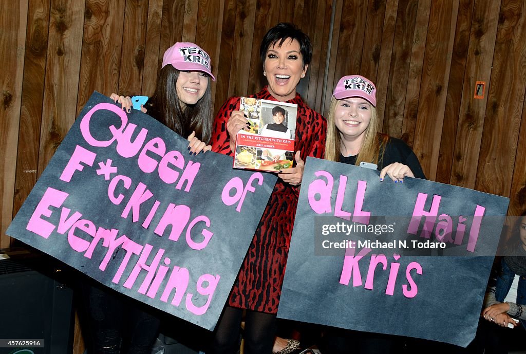 Kris Jenner Signs Copies Of Her Cookbook "In the Kitchen With Kris"