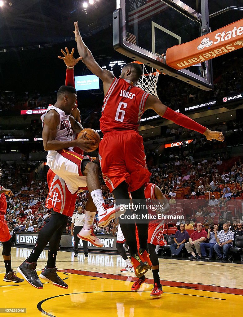 Houston Rockets v Miami Heat