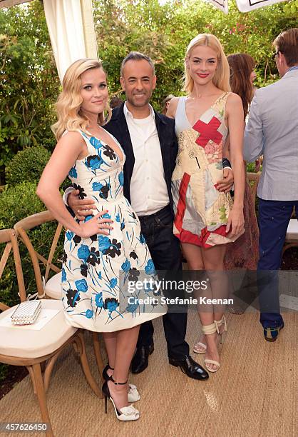Host Reese Witherspoon, Women's Creative Director of Calvin Klein Collection Francisco Costa and actress Jaime King attend the 2014 CFDA/Vogue...