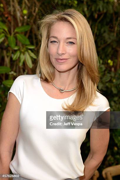 Model Elaine Irwin attends the 2014 CFDA/Vogue Fashion Fund Event presented by thecorner.com and supported by Aveda, Lexus, and Maybelline New York...