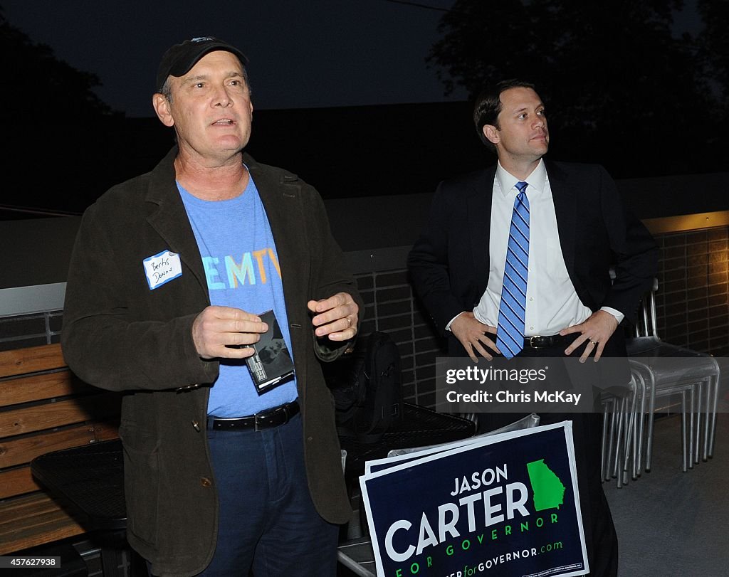 Georgia Gubernatorial Candidate Jason Carter Meets With Supporters