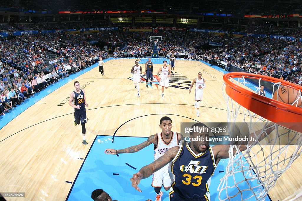 Utah Jazz v Oklahoma City Thunder