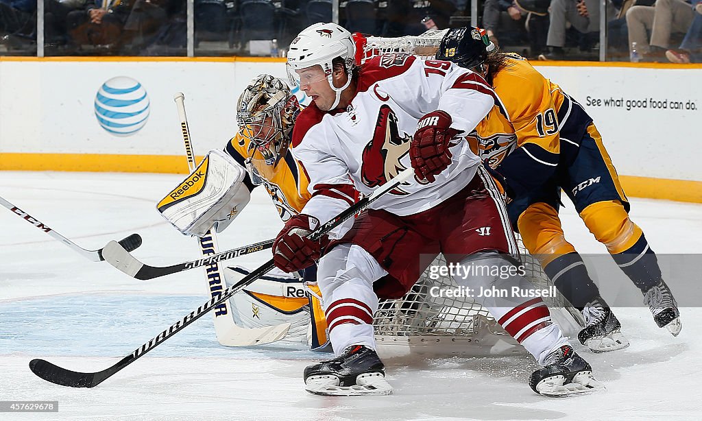 Arizona Coyotes v Nashville Predators