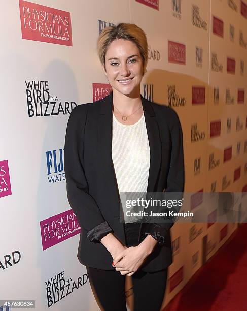 Actress Shailene Woodley attends the premiere of "White Bird In A Blizzard" at ArcLight Hollywood on October 21, 2014 in Hollywood, California.