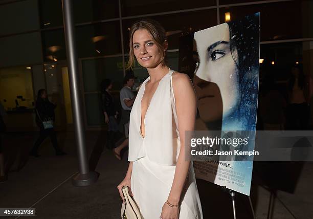 Actress Stana Katic attends the premiere of "White Bird In A Blizzard" at ArcLight Hollywood on October 21, 2014 in Hollywood, California.