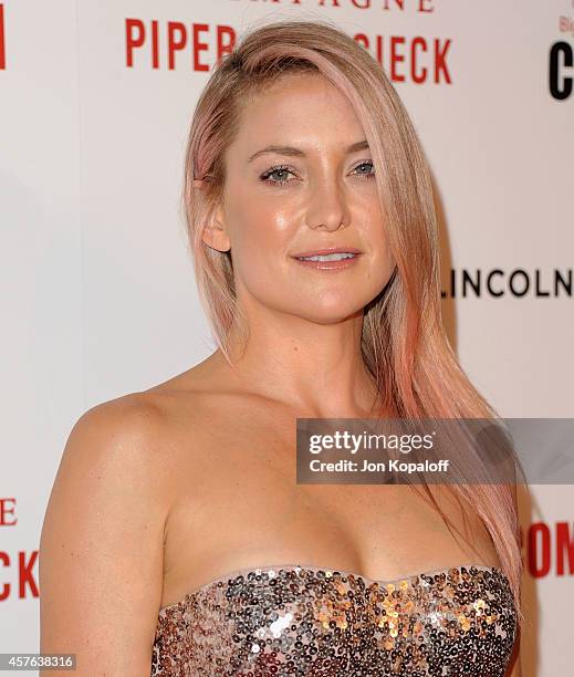 Actress Kate Hudson arrives at the 28th American Cinematheque Award Honoring Matthew McConaughey at The Beverly Hilton Hotel on October 21, 2014 in...