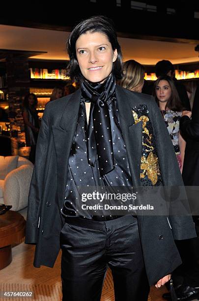 Vogue's Lawren Howell attends the CFDA/Vogue Fashion Fund evening dinner on October 21, 2014 in Los Angeles, California.