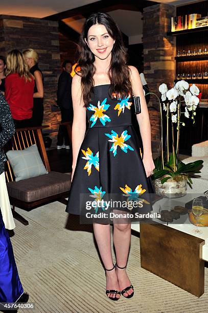Designer Tanya Taylor attends the CFDA/Vogue Fashion Fund evening dinner on October 21, 2014 in Los Angeles, California.