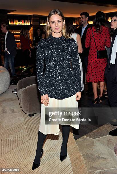 Actress Nathalie Love attends the CFDA/Vogue Fashion Fund evening dinner on October 21, 2014 in Los Angeles, California.