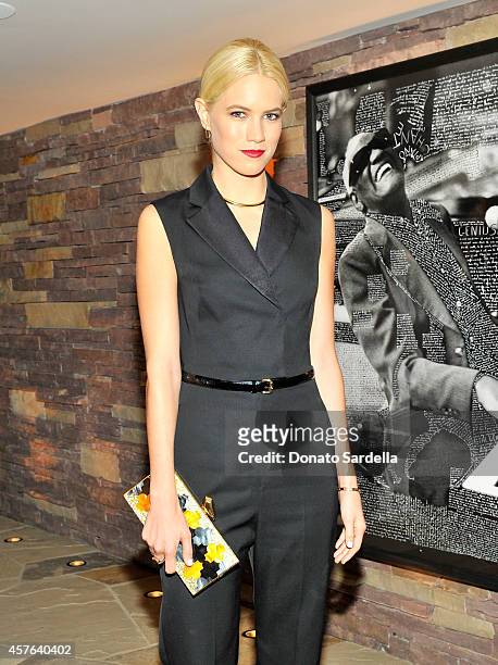 Actress Cody Horn attends the CFDA/Vogue Fashion Fund evening dinner on October 21, 2014 in Los Angeles, California.