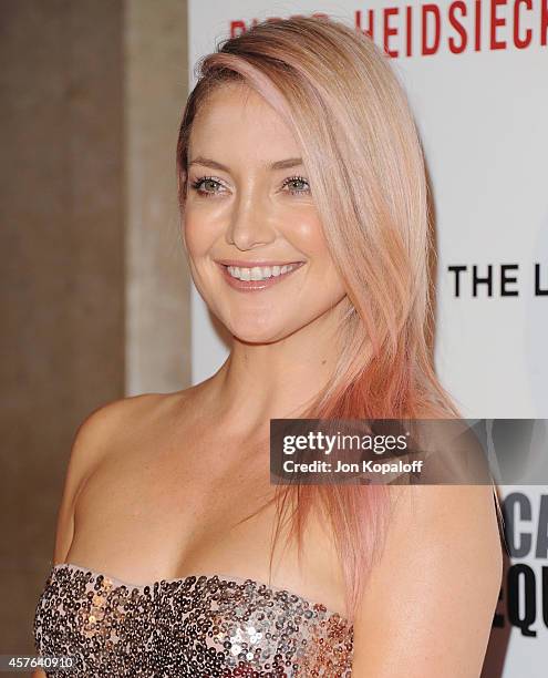 Actress Kate Hudson arrives at the 28th American Cinematheque Award Honoring Matthew McConaughey at The Beverly Hilton Hotel on October 21, 2014 in...