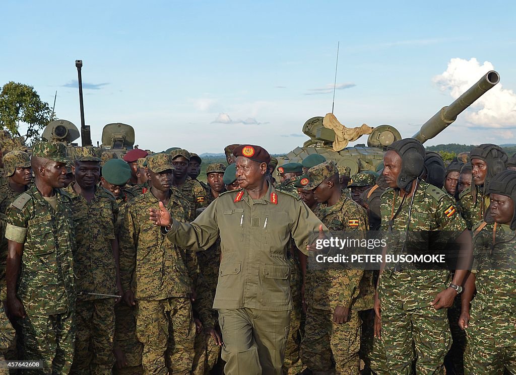 UGANDA-DEFENCE-UPDF-TRAINING