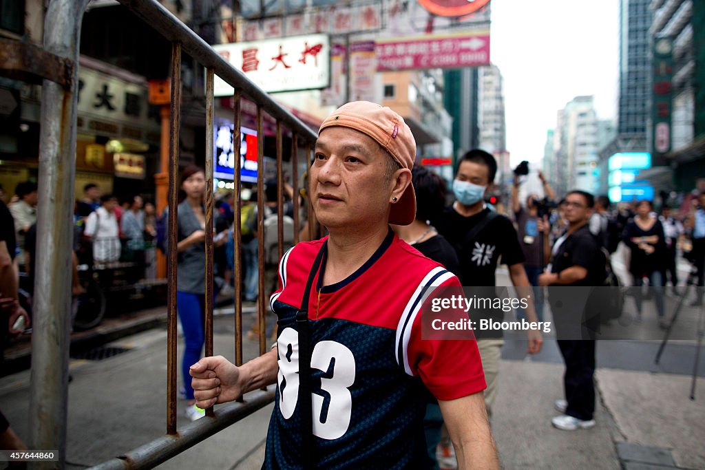 Images Of Mongkok As Hong Kong May Send New Report on Democracy Demands to China