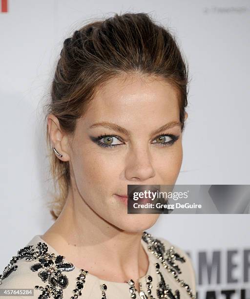 Actress Michelle Monaghan attends the 28th American Cinematheque Award honoring Matthew McConaughey at The Beverly Hilton Hotel on October 21, 2014...