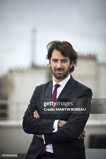 French lawyer Antonin Levy poses on October 22, 2014 in Paris. AFP PHOTO MARTIN BUREAU