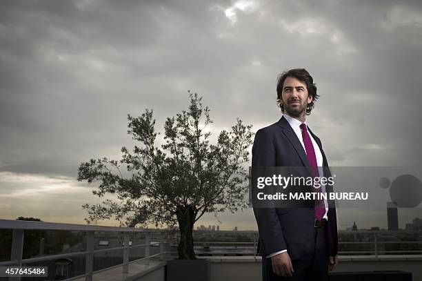 French lawyer Antonin Levy poses on October 22, 2014 in Paris. AFP PHOTO MARTIN BUREAU