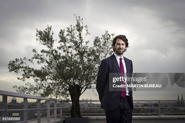 French lawyer Antonin Levy poses on October 22, 2014 in Paris. AFP PHOTO MARTIN BUREAU