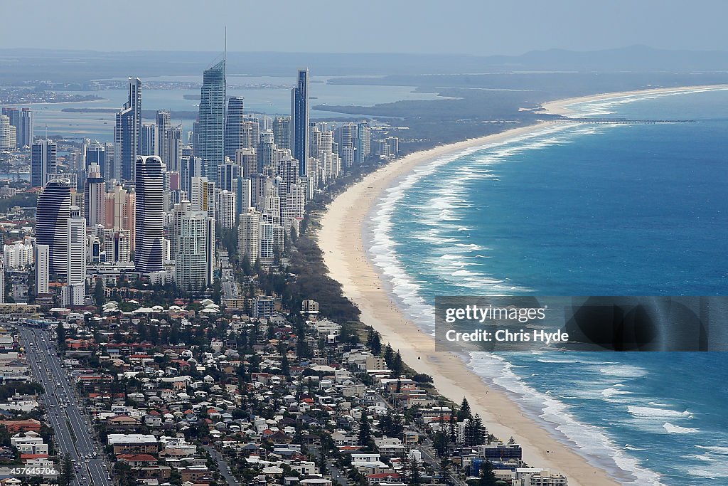 Aerial Views Of The Gold Coast