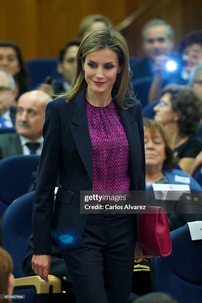 Queen Letizia Of Spain Attends The 25th Anniversary Ceremony of the Spanish National Transplant Organization