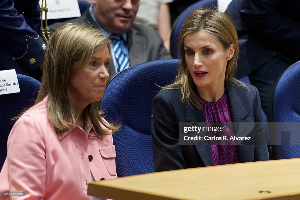 Queen Letizia Of Spain Attends The 25th Anniversary Ceremony of the Spanish National Transplant Organization