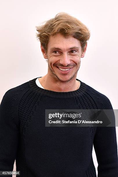 Giorgio Pasotti attends the 'Doppia Difesa' Photocall during the 9th Rome Film Festival on October 22, 2014 in Rome, Italy.