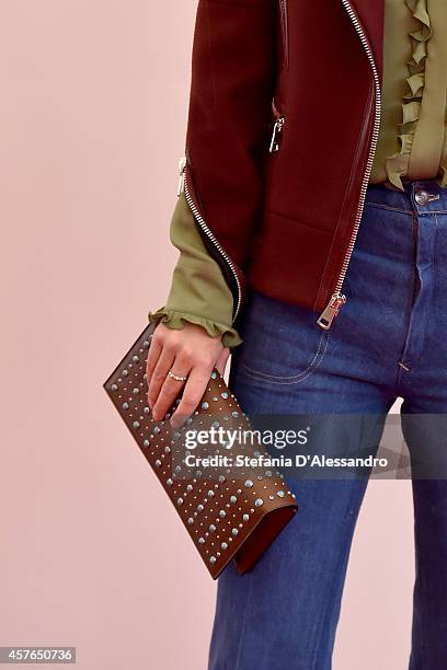 Alessandra Mastronardi attends 'Doppia Difesa' Photocall during the 9th Rome Film Festival at Auditorium Parco Della Musica on October 22, 2014 in...