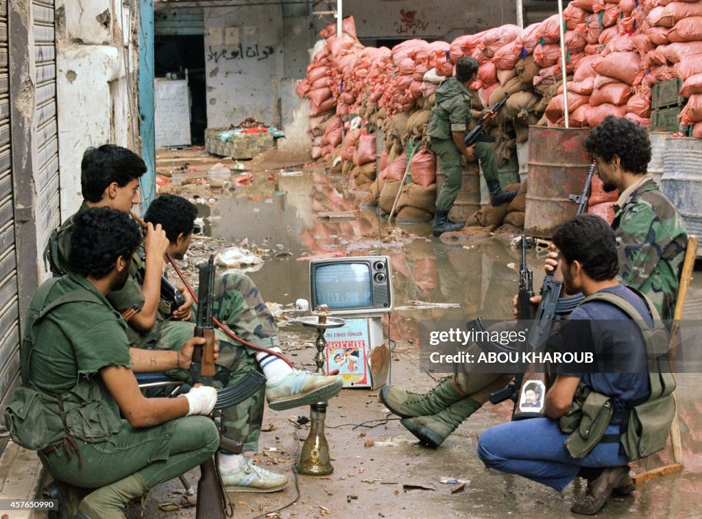 LEBANON-AMAL SHI'ITE MUSLIMS-CHATILA PALESTINIAN REFUGEE CAMP