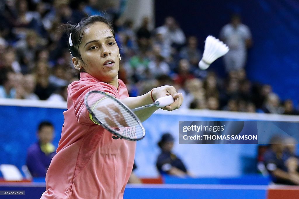 BADMINTON-FRA-IND-WOMEN