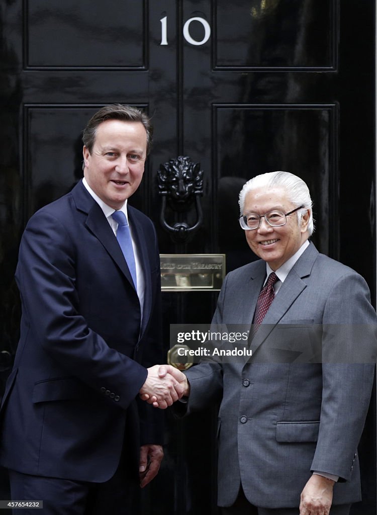 David Cameron - Tony Tan Keng Yam