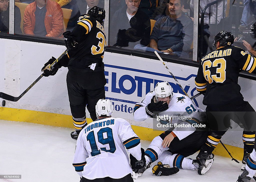 Boston Bruins Vs. San Jose Sharks At TD Garden