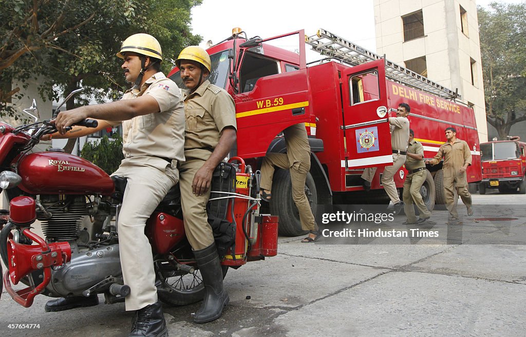 Fire Department Prepare For Diwali Festival