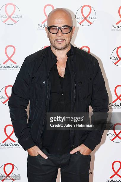 Pascal Obispo attends the 'Sidaction 2014' photocall at Cinema Elysee Biarritz on October 22, 2014 in Paris, France.