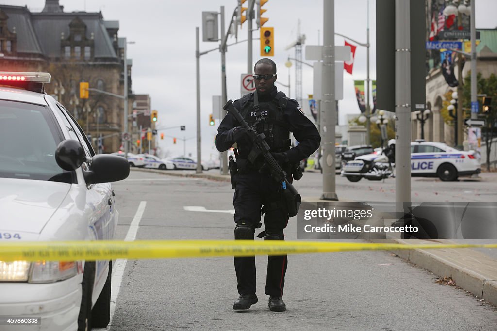 Shooting In Ottawa At City's War Memorial And Near Parliament Hill