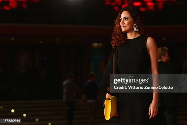 Enrica Guidi attends the 'Fino A Qui Tutto Bene' Red Carpet during the 9th Rome Film Festival on October 22, 2014 in Rome, Italy.